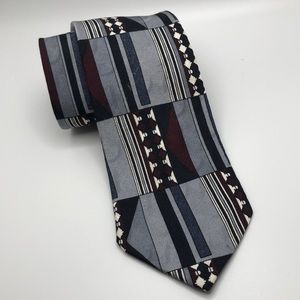 VTG Contissima Abstract Pattern Design in Italy All Silk Hand made